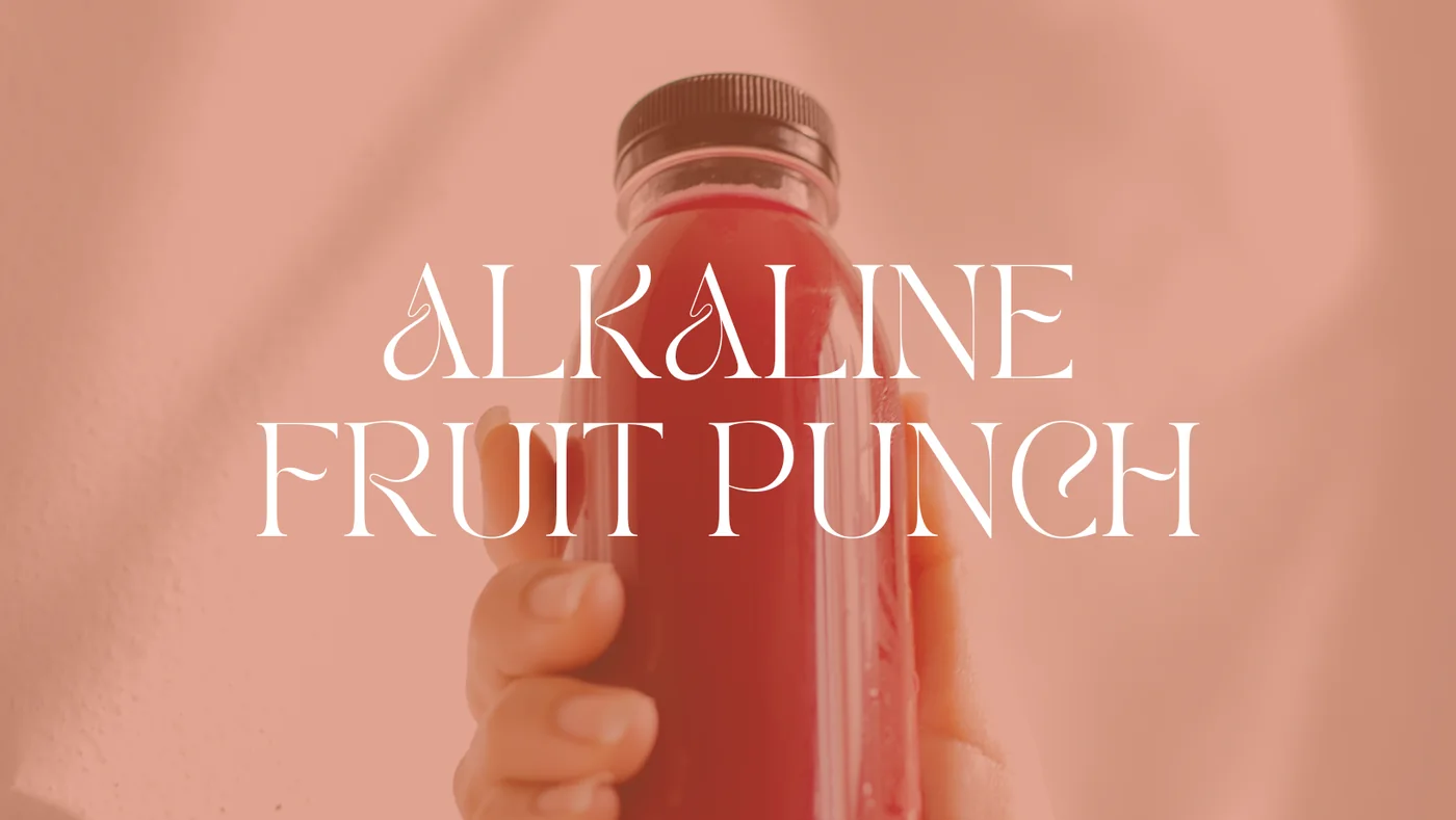 Plant Based Tone recipe visual for Alkaline Fruit Punch Recipe